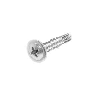 Total Self Drilling Truss Head Screw 8x1" for Phillips Drive, Zinc Plated Finish 450pcs THWTD811