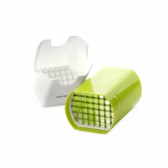 Decakila Potato Cutter Plastic Material with Stainless Steel Embedded Blades Bpa Free Kmtt085w useful for ingridients such as carrots, cucumbers, onions, eggs and cheese