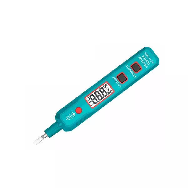 Total Digital Screw Driver Tester Pencil Ac 12-300V With Lcd Display, Sound &Amp; Light Alarm, Auto Power Off, Low Battery Indication Tht2930021 1 Total Digital Screw Driver Tester Pencil Ac 12-300V With Lcd Display, Sound &Amp; Light Alarm, Auto Power Off, Low Battery Indication Tht2930021