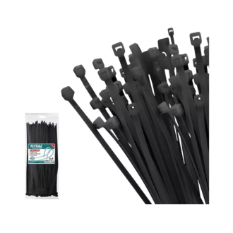 Total Cable Ties 350 x 4.8mm Black THTCTB35048 (100pcs Set)