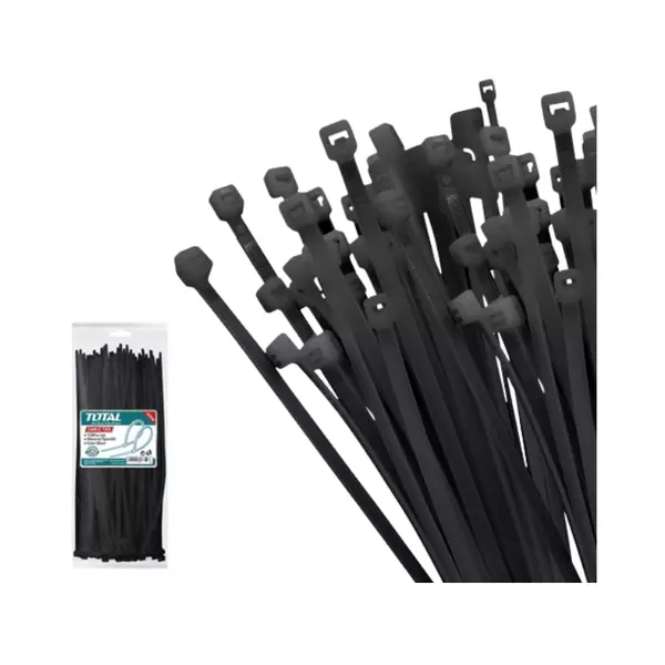 Total Cable Ties 450 X 7.6Mm Black Thtctb45076 (100Pcs Set) 1 Total Cable Ties 450 X 7.6Mm Black Thtctb45076 (100Pcs Set)
