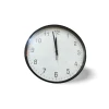 Generic High Quality Fashionable/Elegant Simple Design Medium Size Battery Operated Round Shaped Analog Silent Quartz Wall Clock Black/White N78628