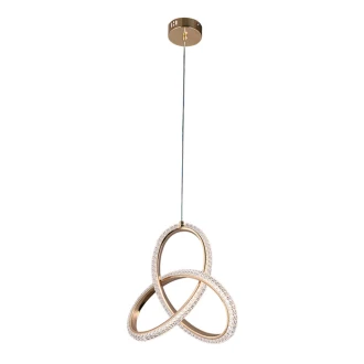 Tronic Chandelier Three Colour LED Light WH 25CL-01-GO-TC