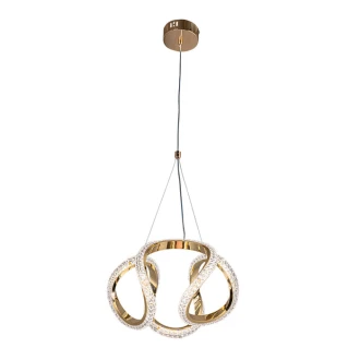 Tronic Chandelier Three Colour LED Light WH 25CL-03-GO-TC