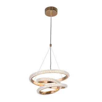 Tronic Chandelier Three Colour LED Light WH 25CL-04-GO-TC