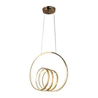 Tronic Chandelier Three Colour LED Light WH 25CL-08-GO-TC