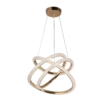 Tronic Chandelier Three Colour LED Light WH 25CL-12-GO-TC