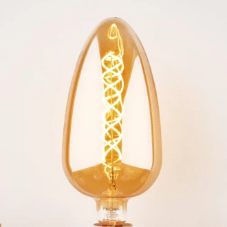 Tronic Glass Egg Shaped Vintage Bulb 8W E27 (Screw Type)