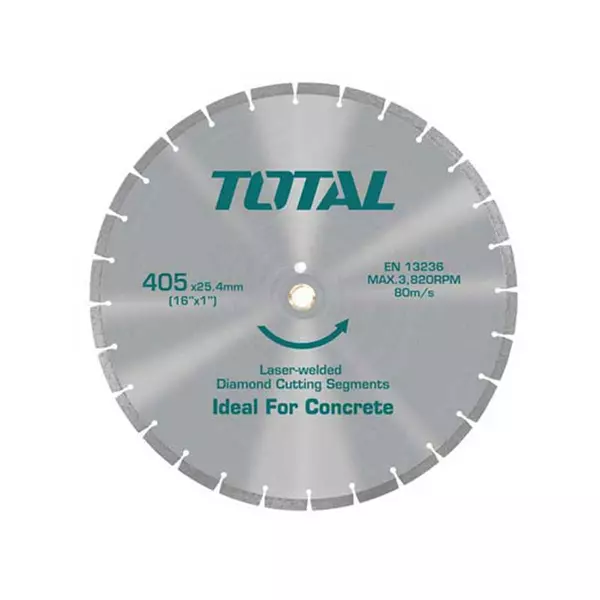 Total Diamond Cutting Disc For Concrete 16&Quot; Tac2144052 1 Total Diamond Cutting Disc For Concrete 16&Quot; Tac2144052
