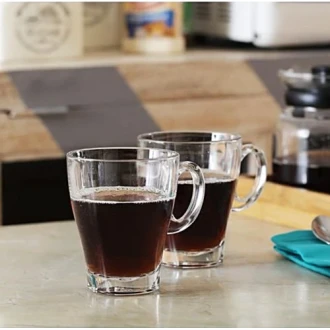 New Arrivals 15 Ocean Mug 6Pcs Caffe Americano 355Ml – Elegant Glass Mugs For Coffee, Tea &Amp; Hot Beverages 3P0244006G0003