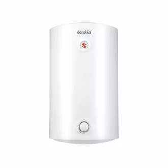 Decakila Water Heater 50l Electric with Storage Vertical Installation 1500w Kewh008w spcc metal body 316l heating element multifunctional safety valve longer life tank