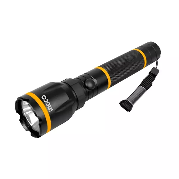 Ingco Torch Aluminum Alloy Rechargeable 400 Lumens Hcfl186503 1 Ingco Torch Aluminum Alloy Rechargeable 400 Lumens Hcfl186503