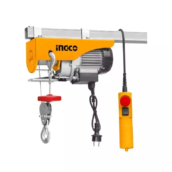 Ingco Electric Hoist 900W With Lifting Capacity 250-500Kg, Emergency Stop Switch Eh5001 1 Ingco Electric Hoist 900W With Lifting Capacity 250-500Kg, Emergency Stop Switch Eh5001