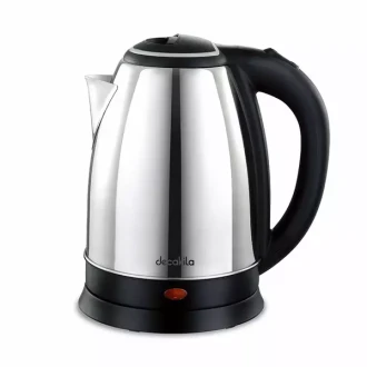 Decakila Jug Kettle 1.8l Steel with Water Guage 1500w Kekt031m boil dry protection with indicator light cord storage and anti slip feet design