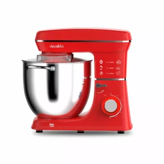 Decakila Kitchen Machine 10l Steel Bowl 6 Speed with Pulse Function 1400w Kemx017r liftable head mixer transparent splash guard with easy fill window die casting aluminium
