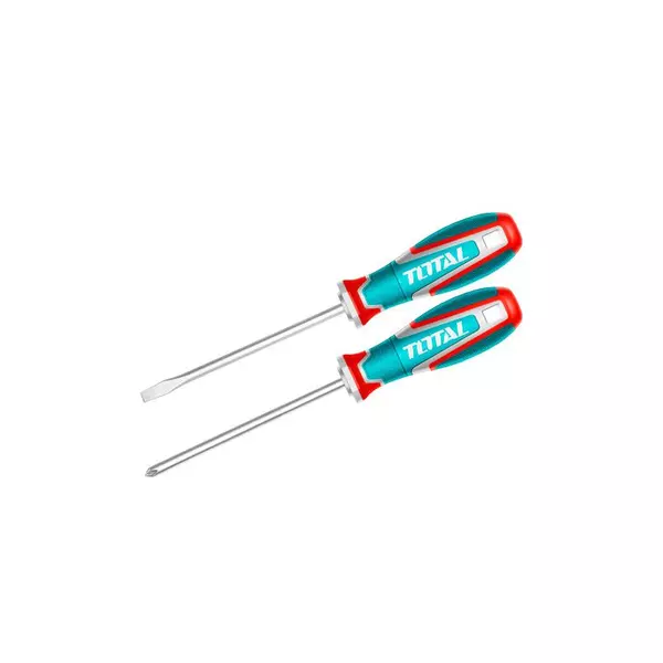 Total Screwdriver Set With S2 Blade, Strong Magnetic Pull, Ergonomic Handle Tksds0226 (Pack Of 2Pcs) 1 Total Screwdriver Set With S2 Blade, Strong Magnetic Pull, Ergonomic Handle Tksds0226 (Pack Of 2Pcs)