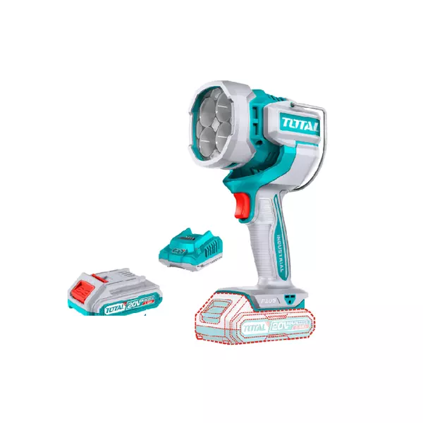 Total Cordless Led Work Lamp 20V With 2.0Ah Lithium-Ion Battery &Amp; Charger Twli20881 1 Total Cordless Led Work Lamp 20V With 2.0Ah Lithium-Ion Battery &Amp; Charger Twli20881