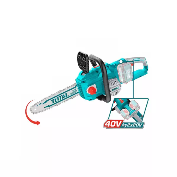 Total Cordless Chain Saw Lithium-Ion 40V With 16'' Saw Chain &Amp; 16'' Chain Saw Bar Tgsli40168 1 Total Cordless Chain Saw Lithium-Ion 40V With 16'' Saw Chain &Amp; 16'' Chain Saw Bar Tgsli40168