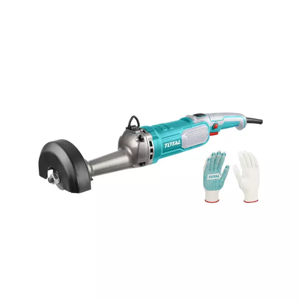 Total Straight Grinder 150Mm 1100W With 1Set Extra Carbon Brushes, 1 Pair Gloves Tsg1508 1 Total Straight Grinder 150Mm 1100W With 1Set Extra Carbon Brushes, 1 Pair Gloves Tsg1508