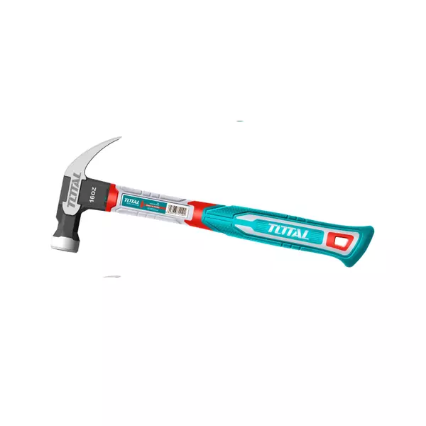 Total Claw Hammer 16Oz/450G With Magnetic Nail Function, Drop-Forged Hammer Head Thch61016 1 Total Claw Hammer 16Oz/450G With Magnetic Nail Function, Drop-Forged Hammer Head Thch61016