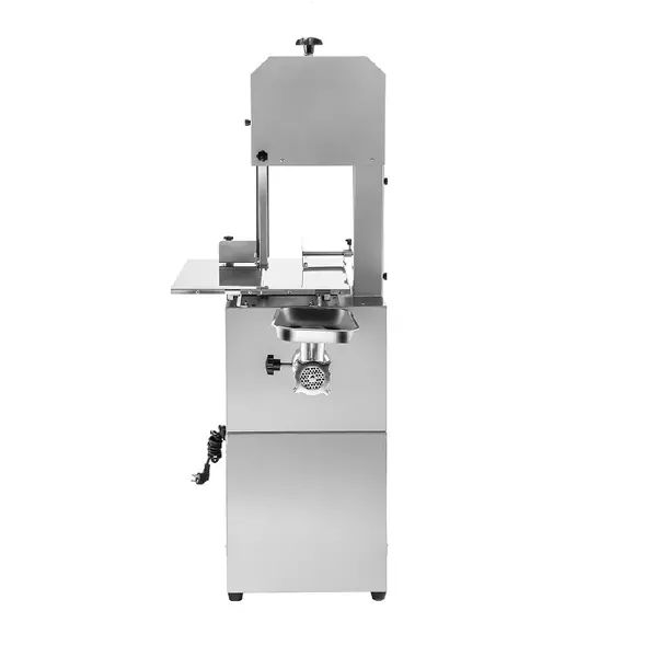 Generic Commercial Bone Saw Stand With Grinder 110V Gray 1 Generic Commercial Bone Saw Stand With Grinder 110V Gray